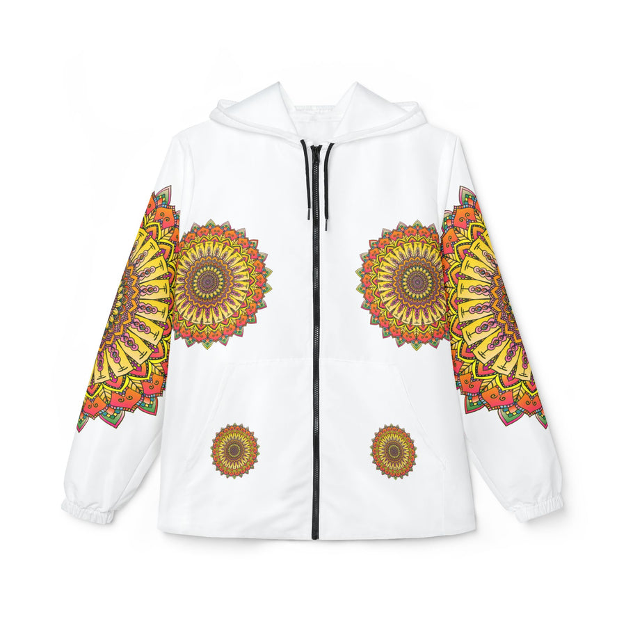 Solar Mandala Windbreaker Jacket