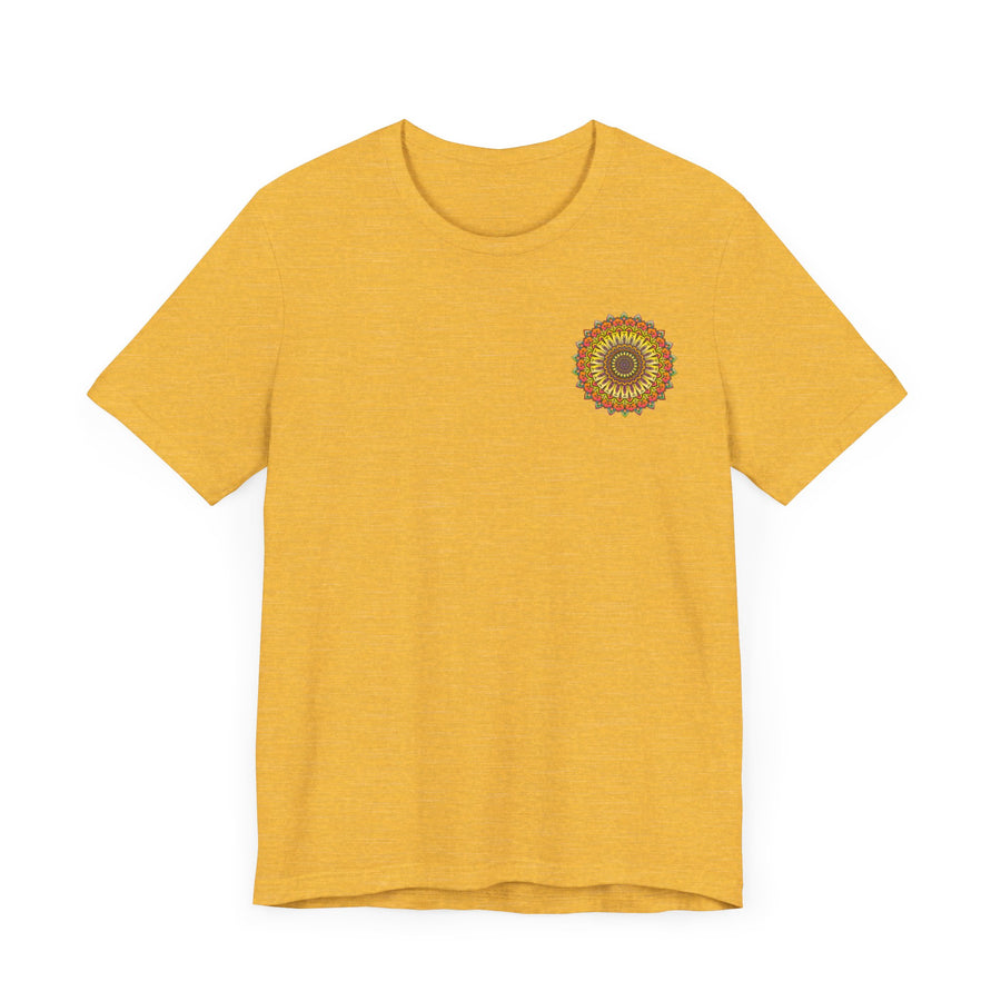 Stunning mandala tee representing peace and harmony in every detail