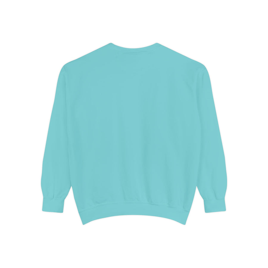 Soft and comfortable mandala sweatshirt in soothing colors, perfect for yoga and meditation to bring peace and tranquility to your practice