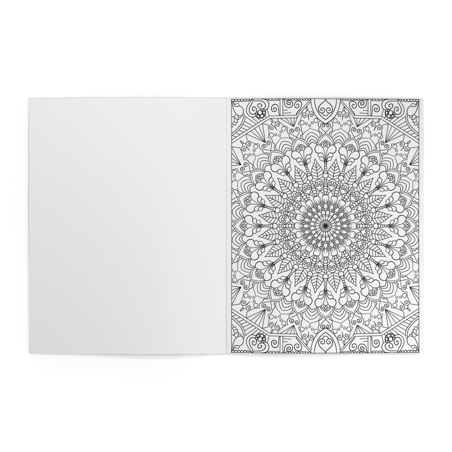 Mandala Coloring Book — Disegni Intricati Disegnati a Mano per il Rilassamento e la Consapevolezza