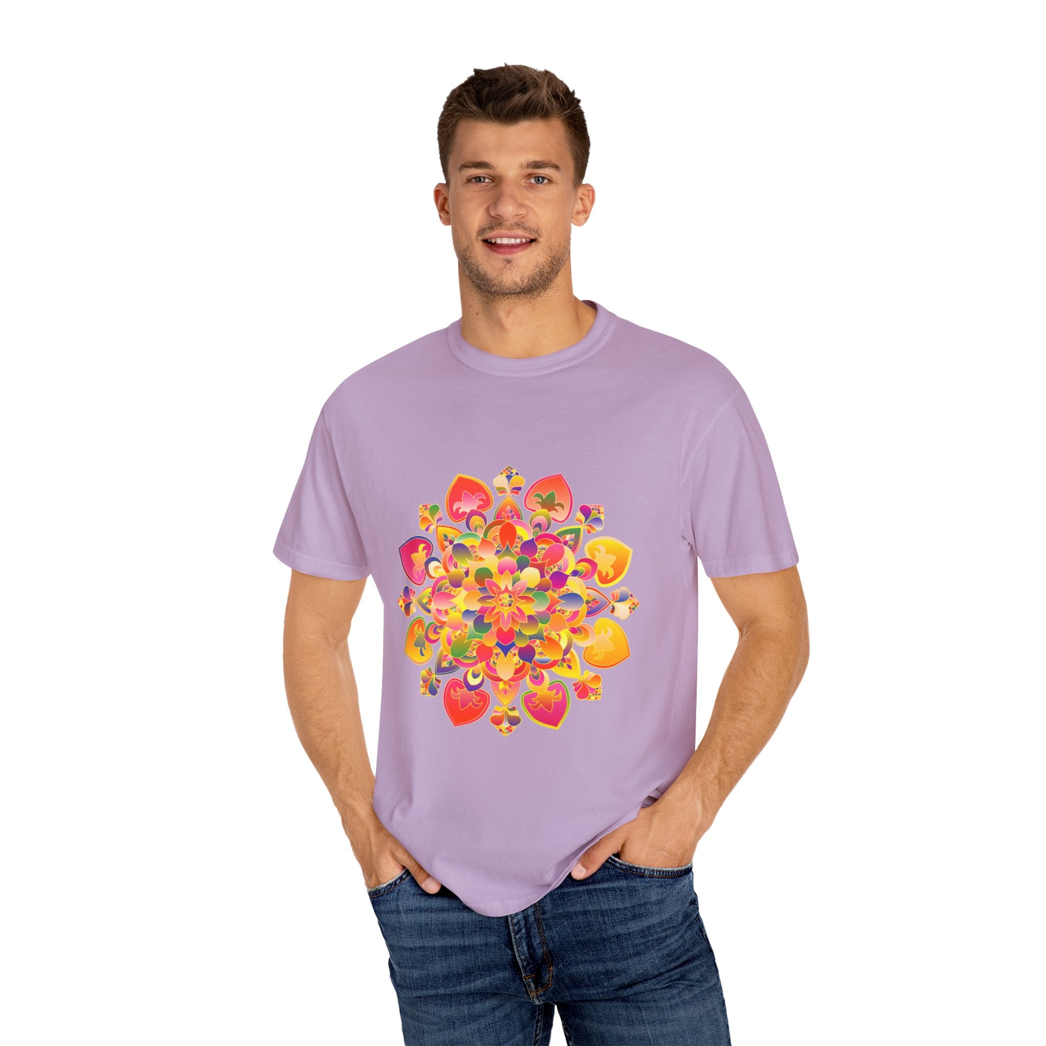 Stylish Mandala Tee with a beautifully detailed hand-drawn design