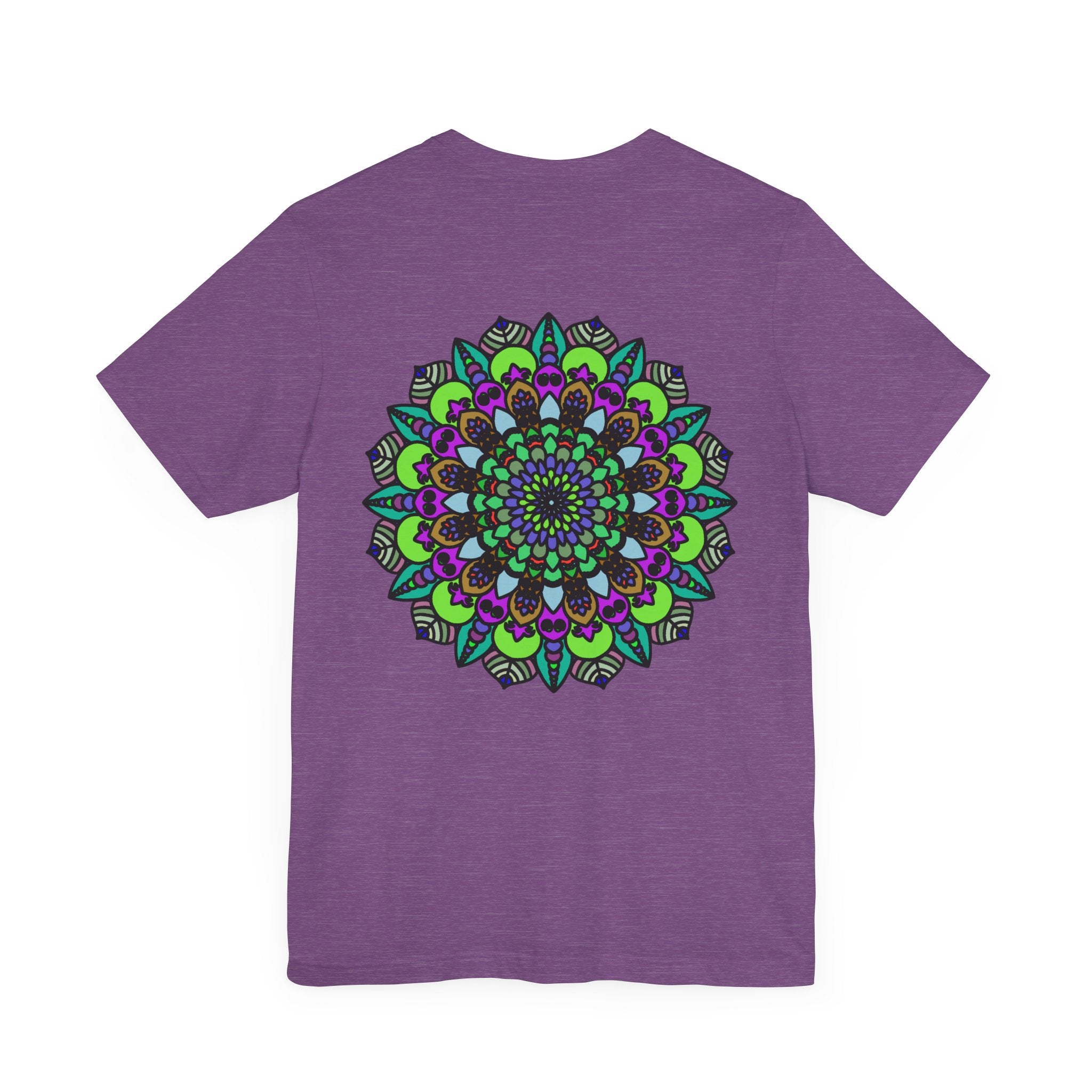 Harmonious and peaceful mandala graphic tee for spiritual individuals