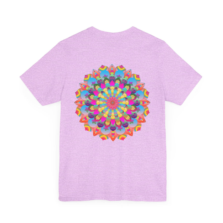 Bohemian Mandala Tee with Symbols of Peace and Spiritual Balance