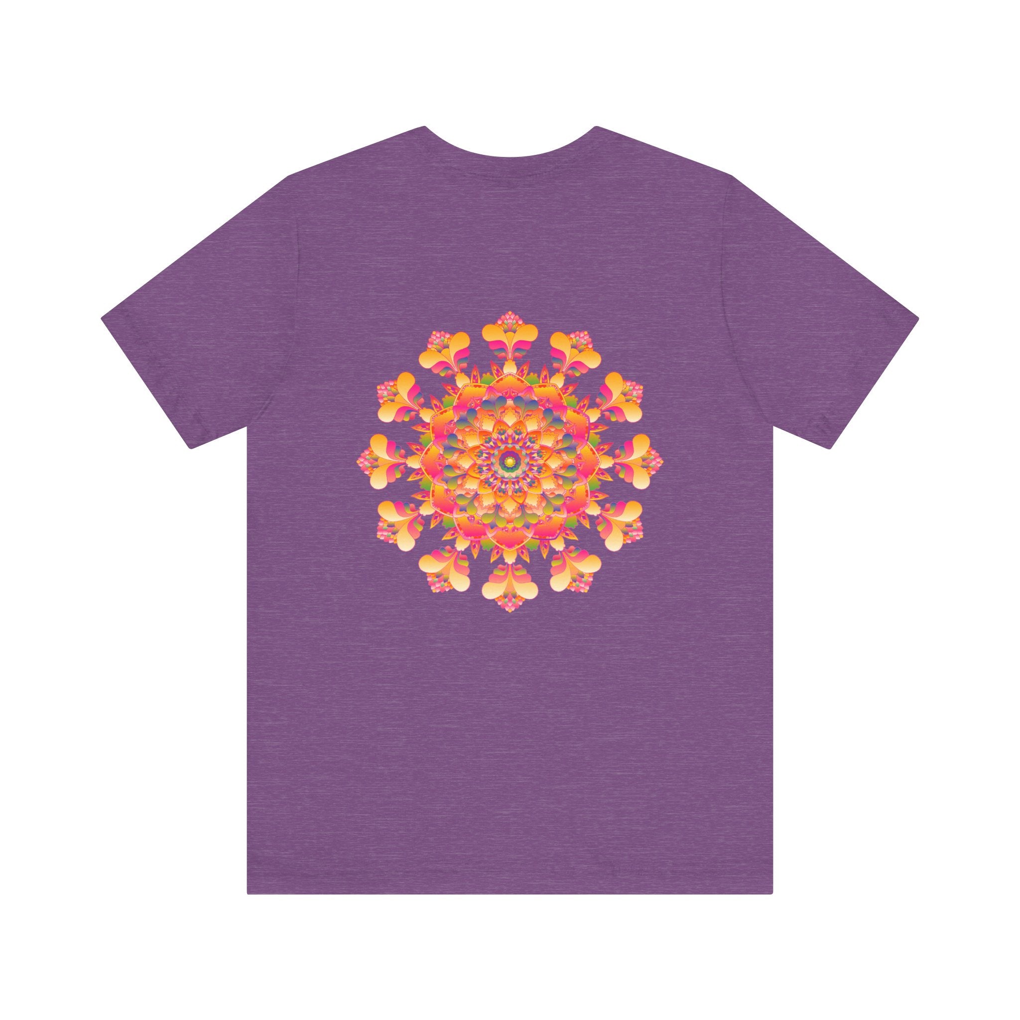 Vibrant Mandala Tee with intricate patterns symbolizing inner peace