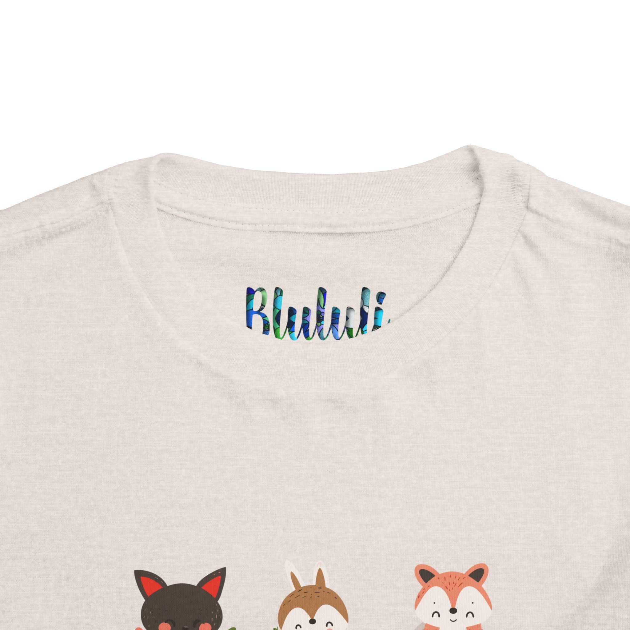 Animal Love Toddler Tee, Cute Cartoon Animals T-Shirt for Kids