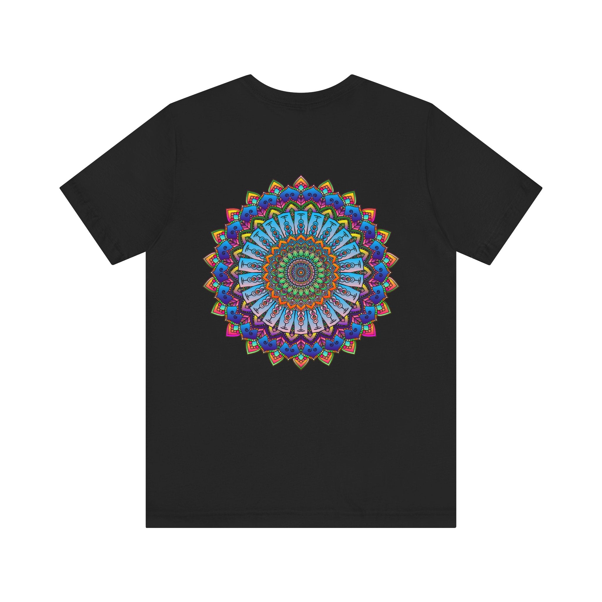 Vibrant Mandala Tee featuring intricate design symbolizing spiritual peace and harmony, perfect for meditation and inner balance