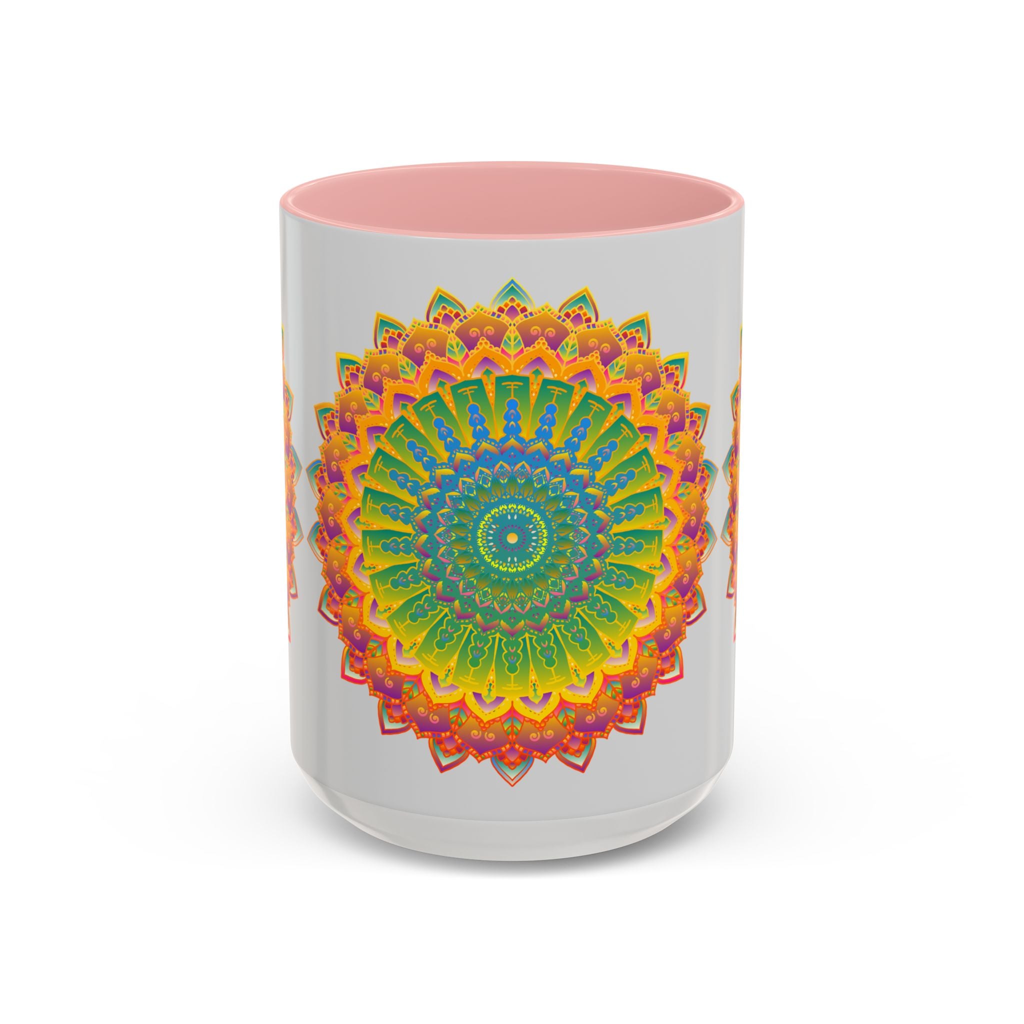 Stunning mandala pattern on a high-gloss, durable mug