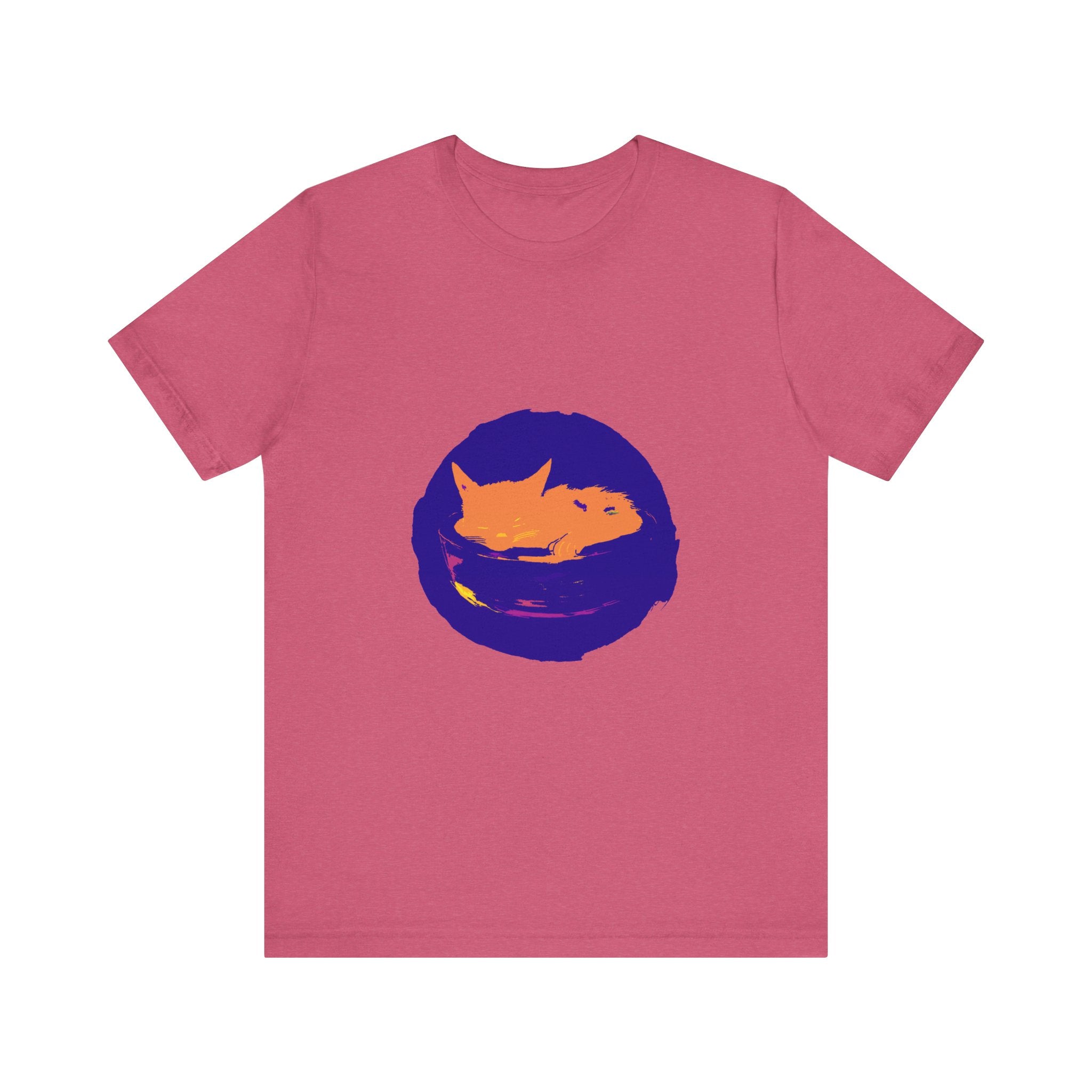 Black Cat Mystery Sleep T-Shirt with a unique and captivating design for a comfortable and stylish night's rest