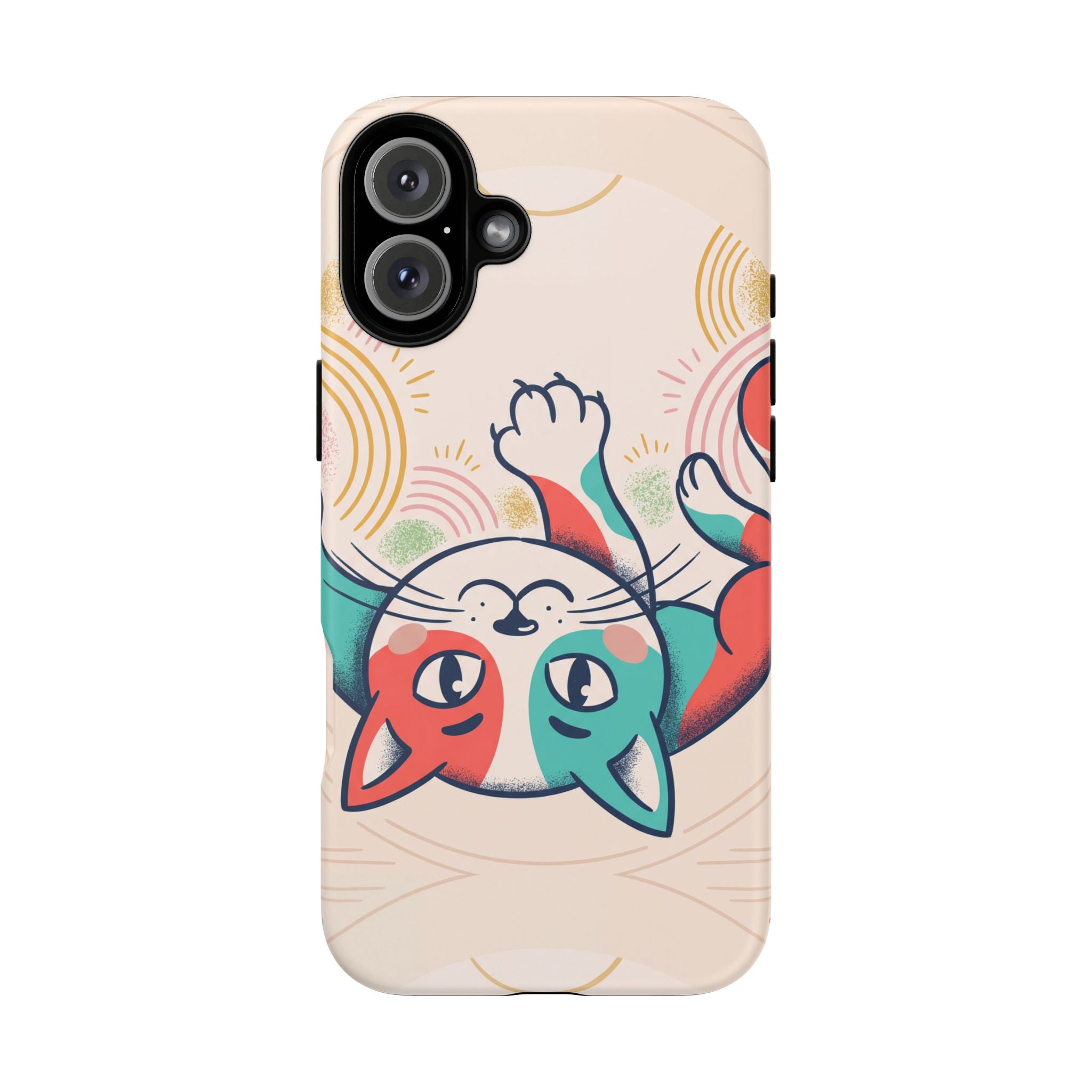 Phone Case — Cute Retro Calico Cat Protective Cover