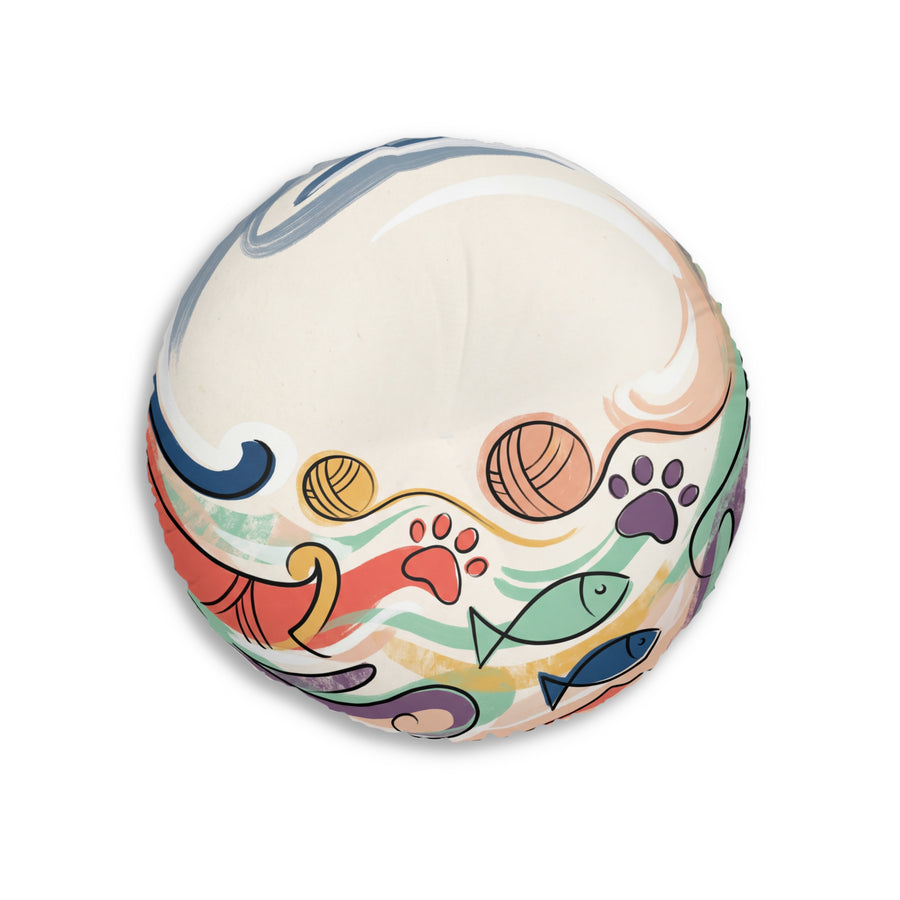 Dream-Loop Cat Floor Pillow