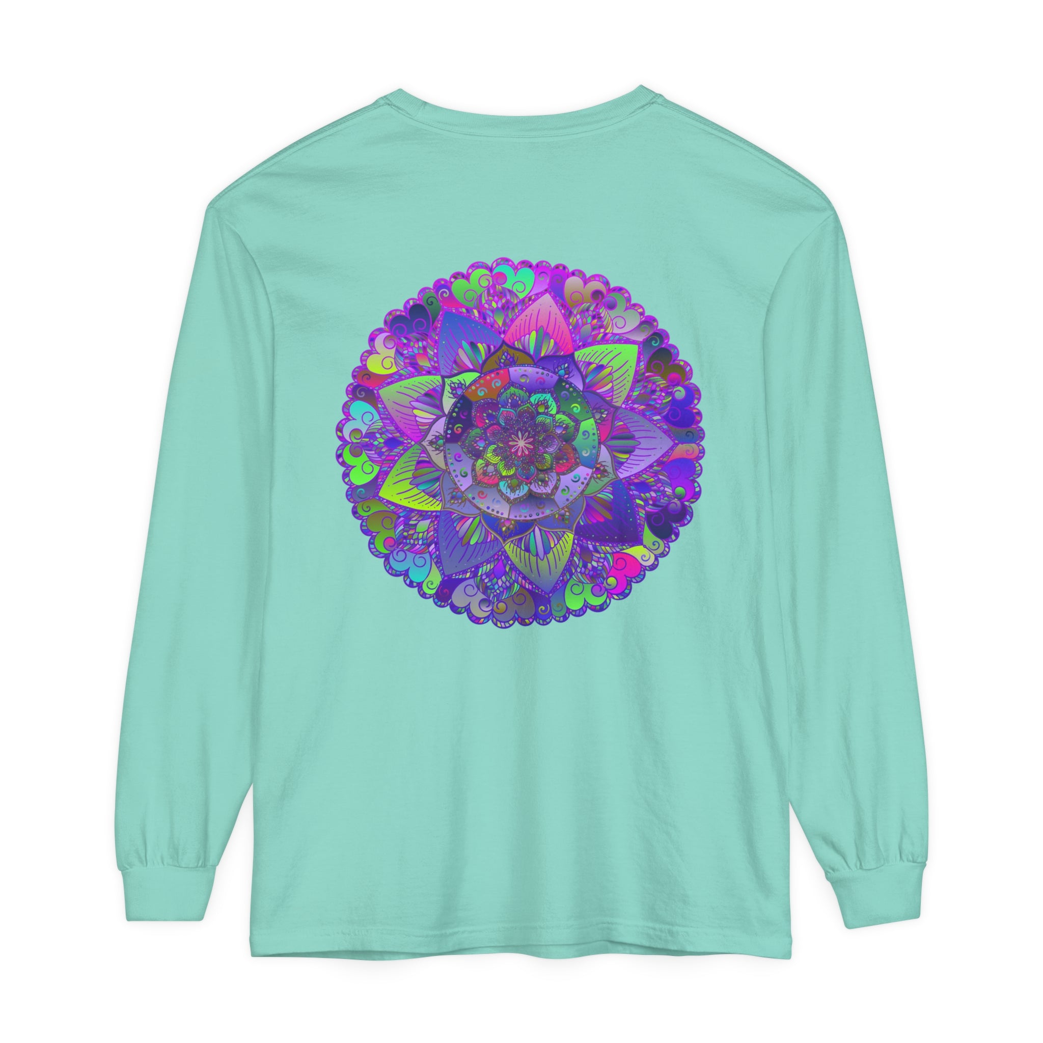 Intricate Mandala Long Sleeve T-Shirt - Psychedelic Art 66