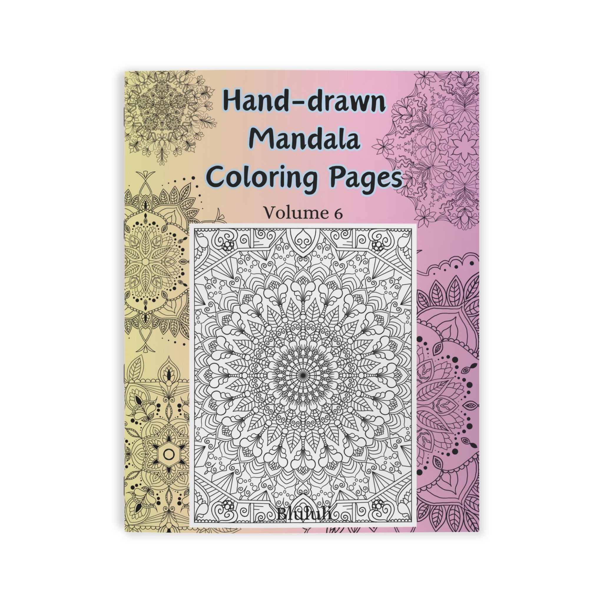 Mandala Coloring Book — Hand-Drawn Intricate Designs for Relaxation & Mindfulness
