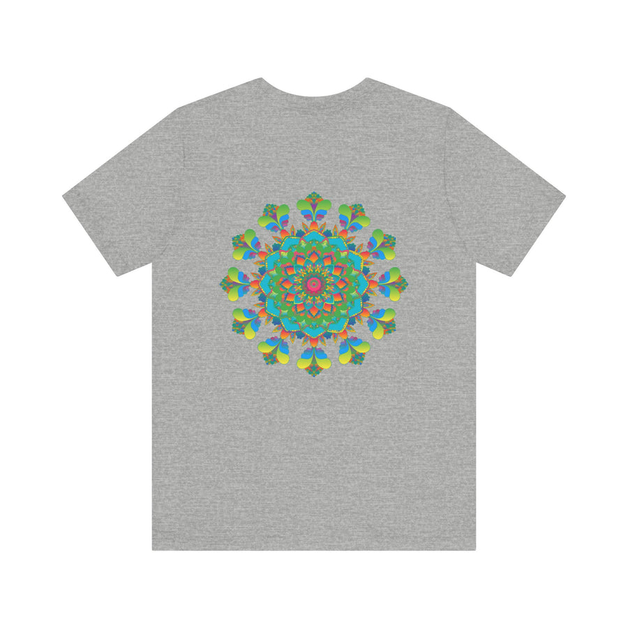Vibrant and intricate Psychedelic Mandala T-Shirt with Spiritual Vibes design