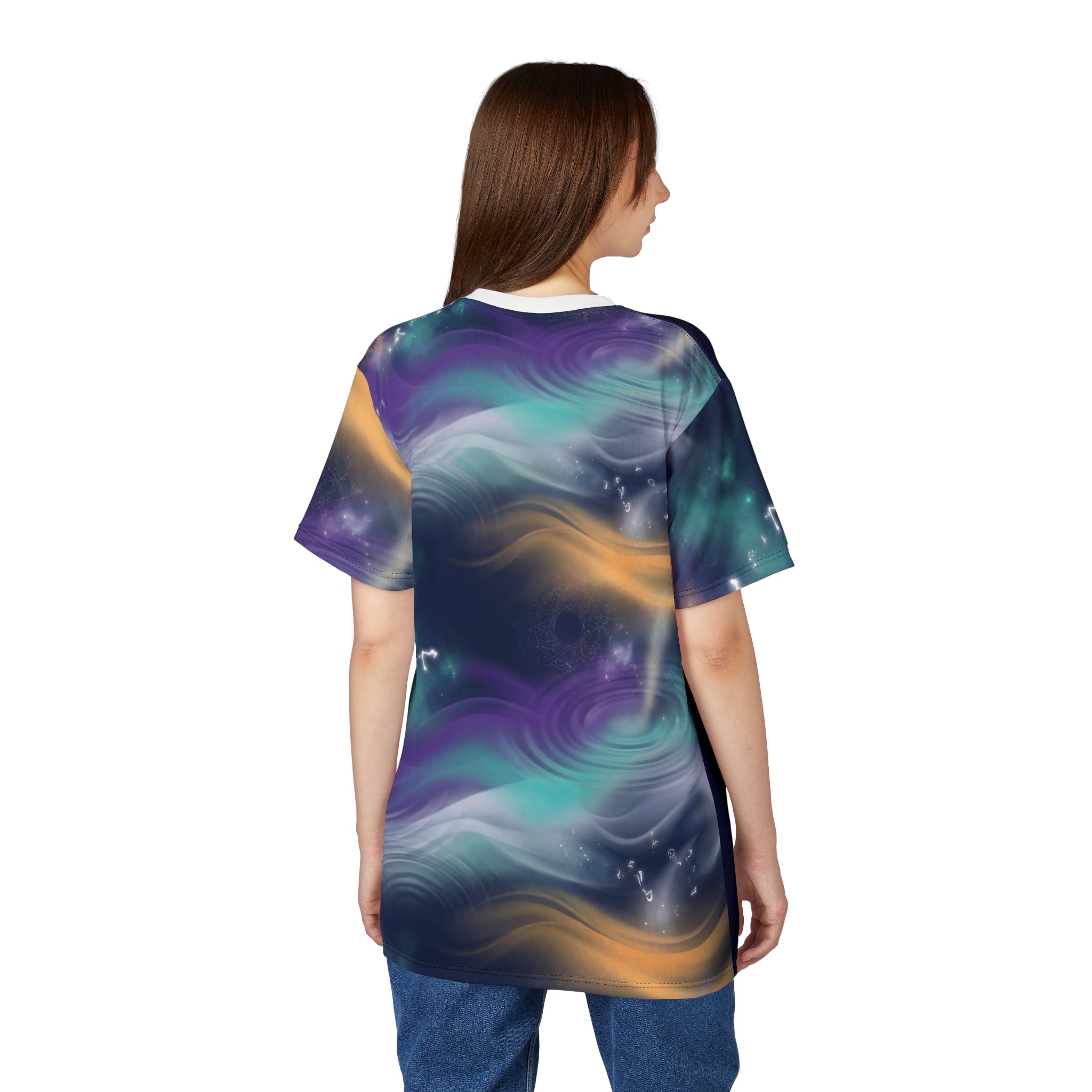 Kosmisches Katzengeist-Surreal-T-Shirt