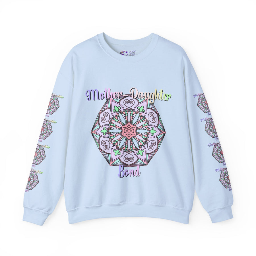 Mother-Daughter Mandala Sweatshirt Celebrating Unique Connections