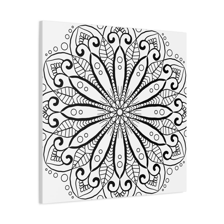 Handmade Mandala Art with 125 Stretched Canvas