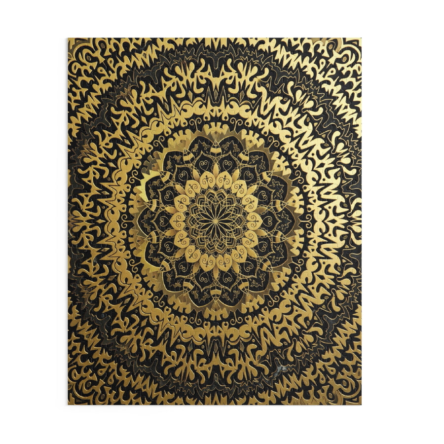 Mandala Gold & Black Puzzle (500-Piece)