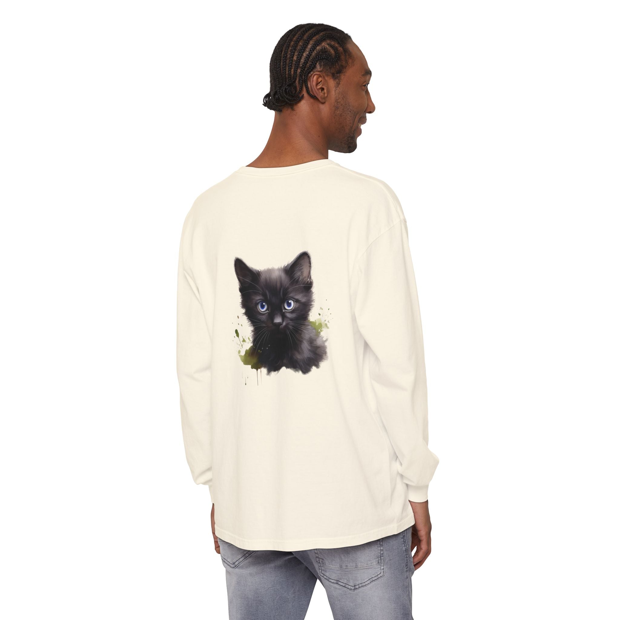 Full Sleeve Tee | Mystic Black Cat