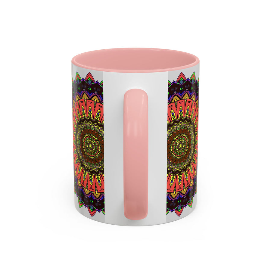 Eye-catching and unique mandala art mug for spiritual individuals