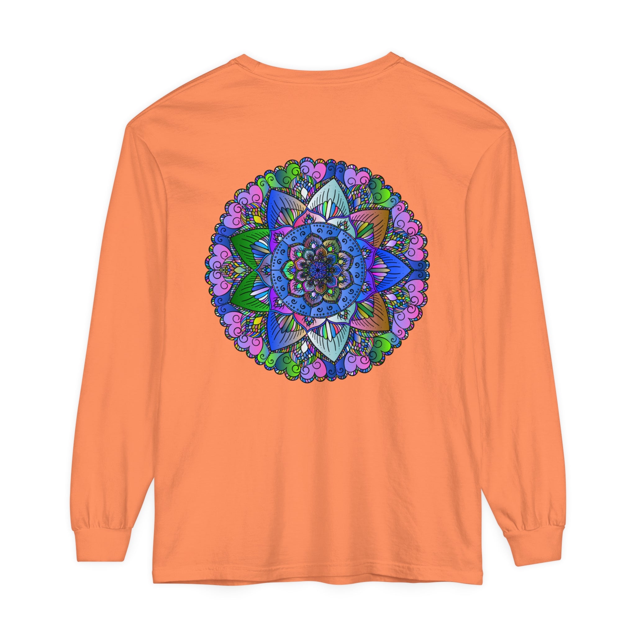 Unisex Tee with Eye-Catching and Bright Mandala Design