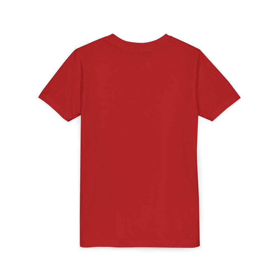 Youth Tee - Cartoon Sheeps Hugging Heart, Cute and Lovely Design