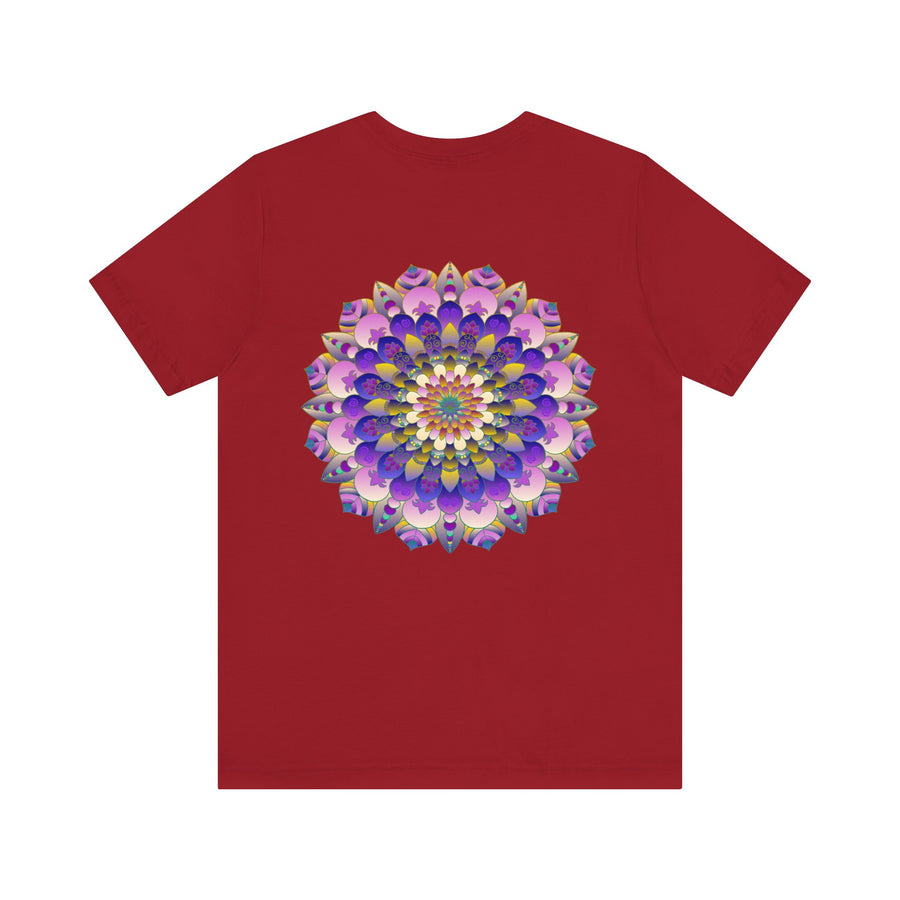 Beautiful mandala t-shirt featuring intricate design for spiritual peace and harmony