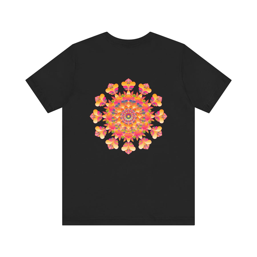 Vibrant Mandala Tee featuring intricate design symbolizing spiritual peace and harmony for a peaceful and balanced lifestyle