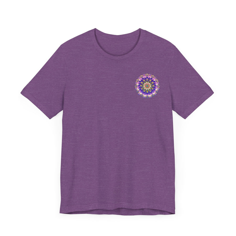 A high-quality, comfortable, and stylish Mandala T-shirt featuring intricate spiritual designs for promoting peace and harmony