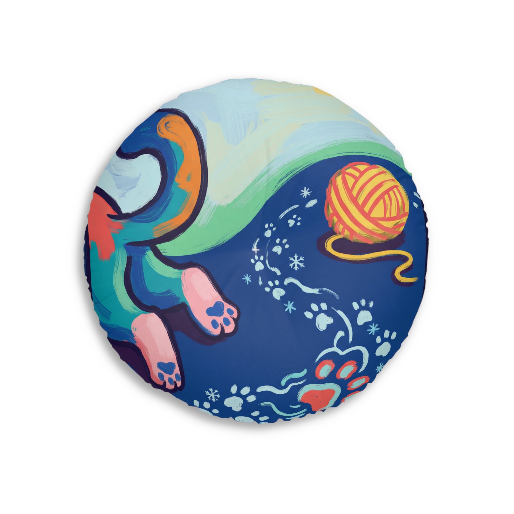 Cuddle Dealer Cat Round Floor Cushion