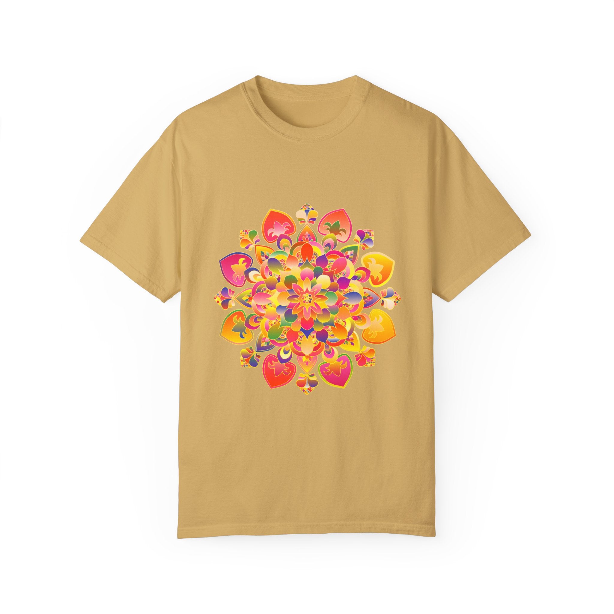 Stylish Mandala Tee with a unique and eye-catching hand-drawn pattern