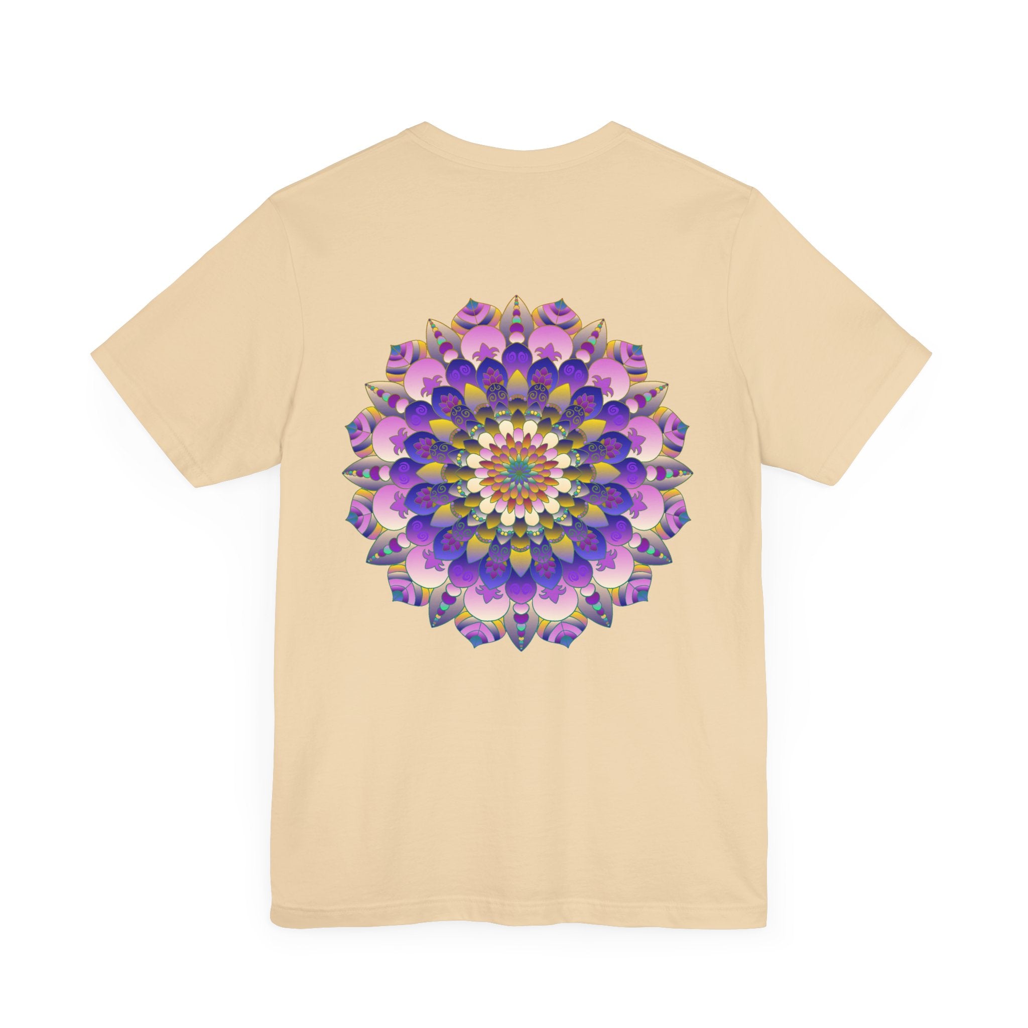 Colorful Mandala T-Shirt promoting inner peace and harmony through spiritual art