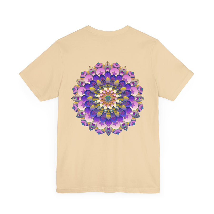 Colorful Mandala T-Shirt promoting inner peace and harmony through spiritual art