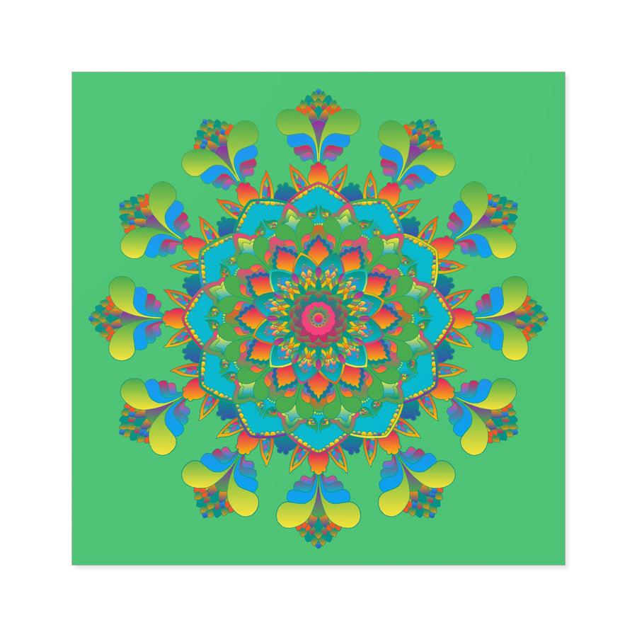 Adesivi laminati Mandala quadrati