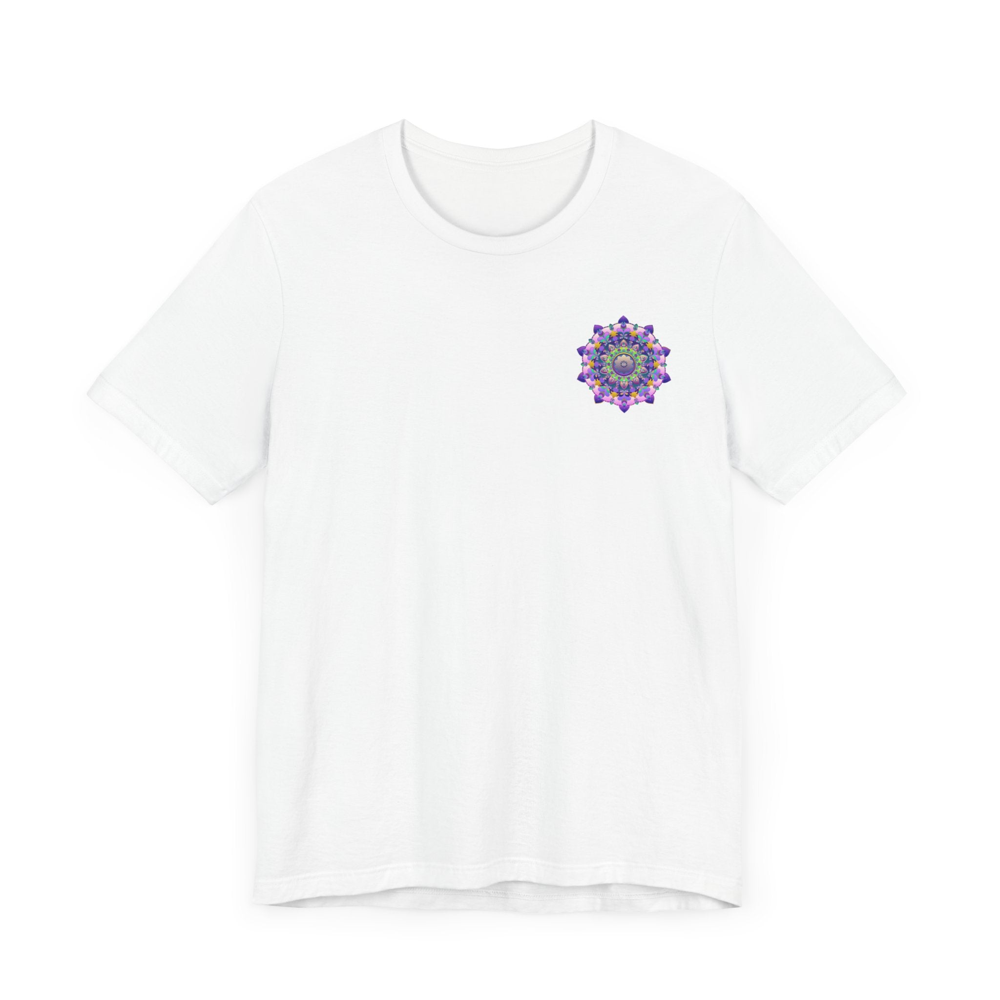 Colorful Mandala Tee Representing Inner Peace and Spiritual Harmony
