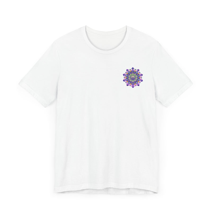 Colorful Mandala Tee Representing Inner Peace and Spiritual Harmony