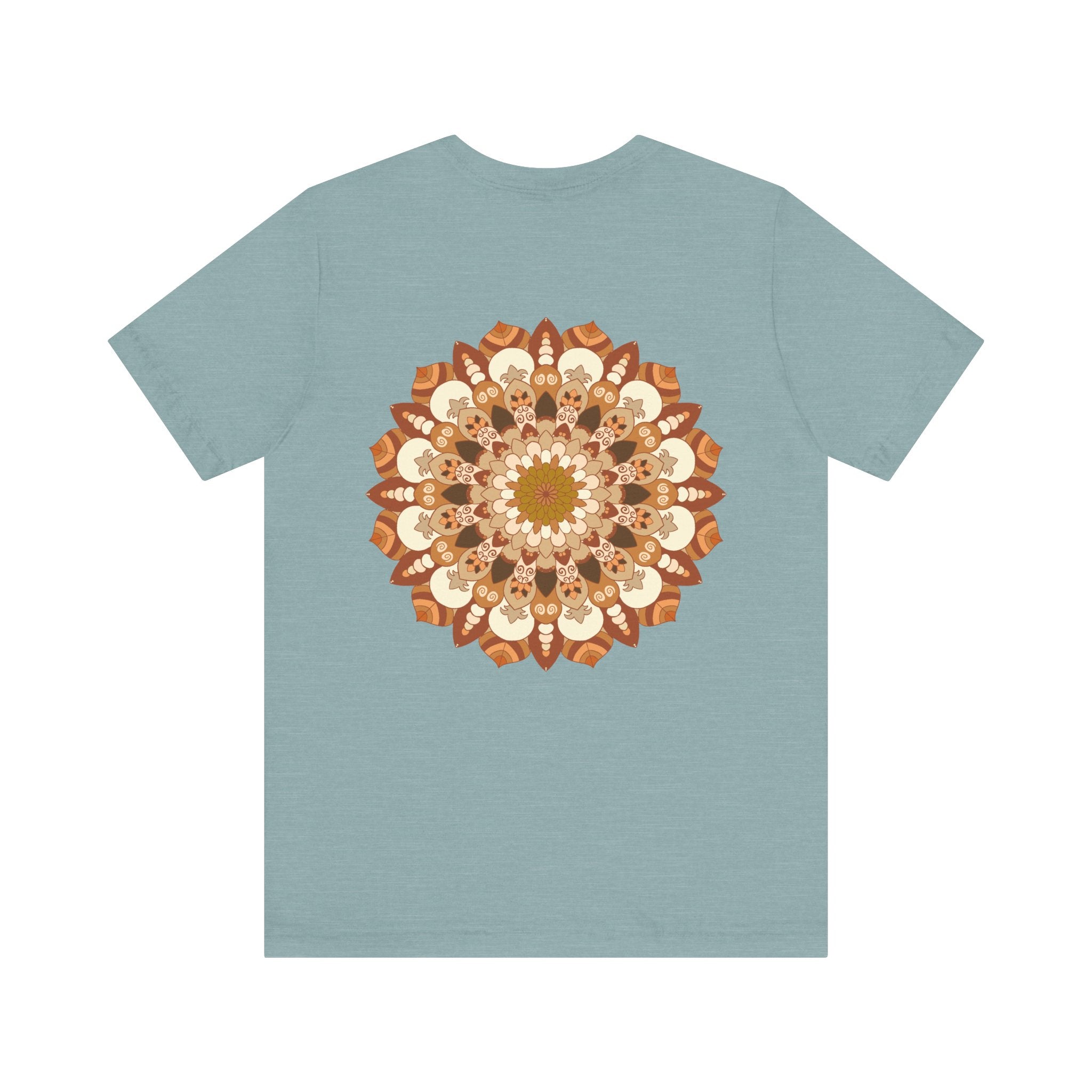 Mandala tee representing the connection between spirituality and nature