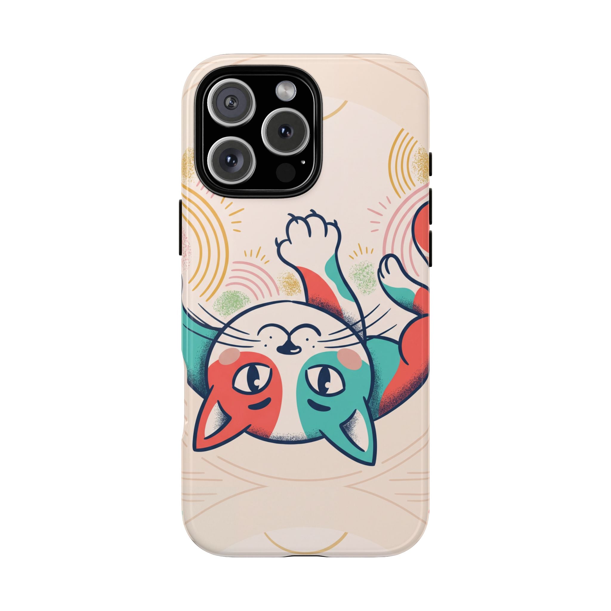 Phone Case — Cute Retro Calico Cat Protective Cover