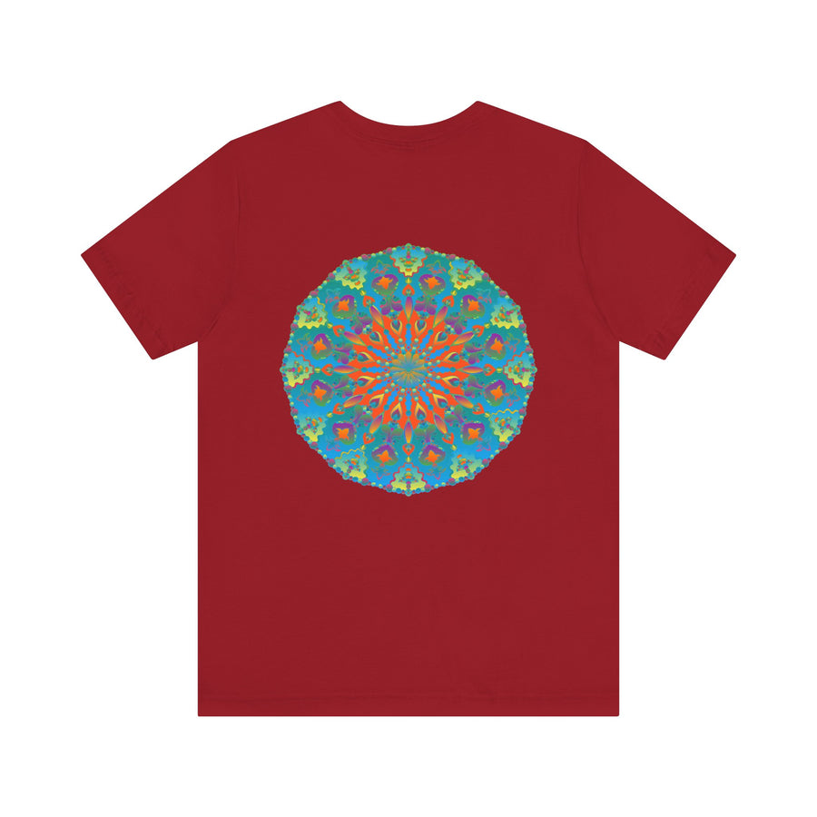 Eye-catching mandala tee for those seeking spiritual balance