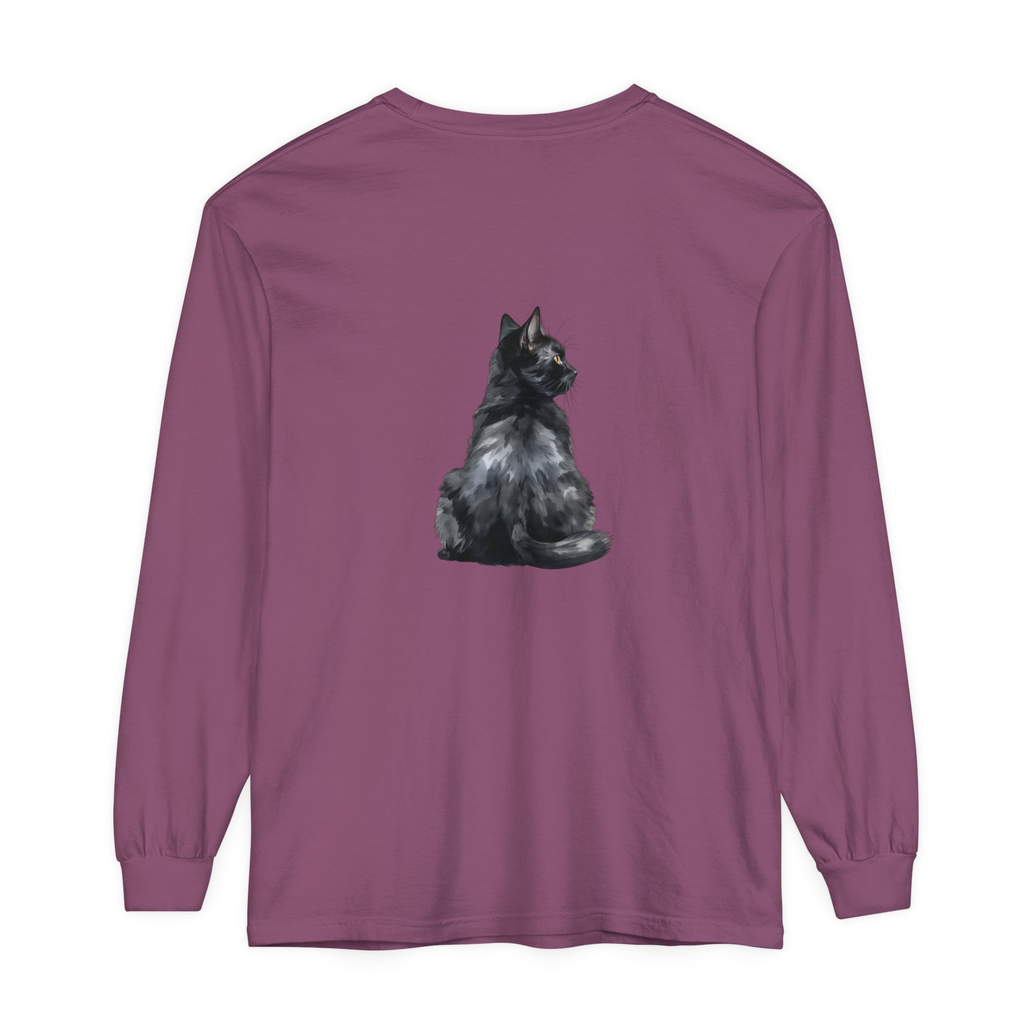 Black Cat Mystique Long Sleeve T-Shirt alt text 24