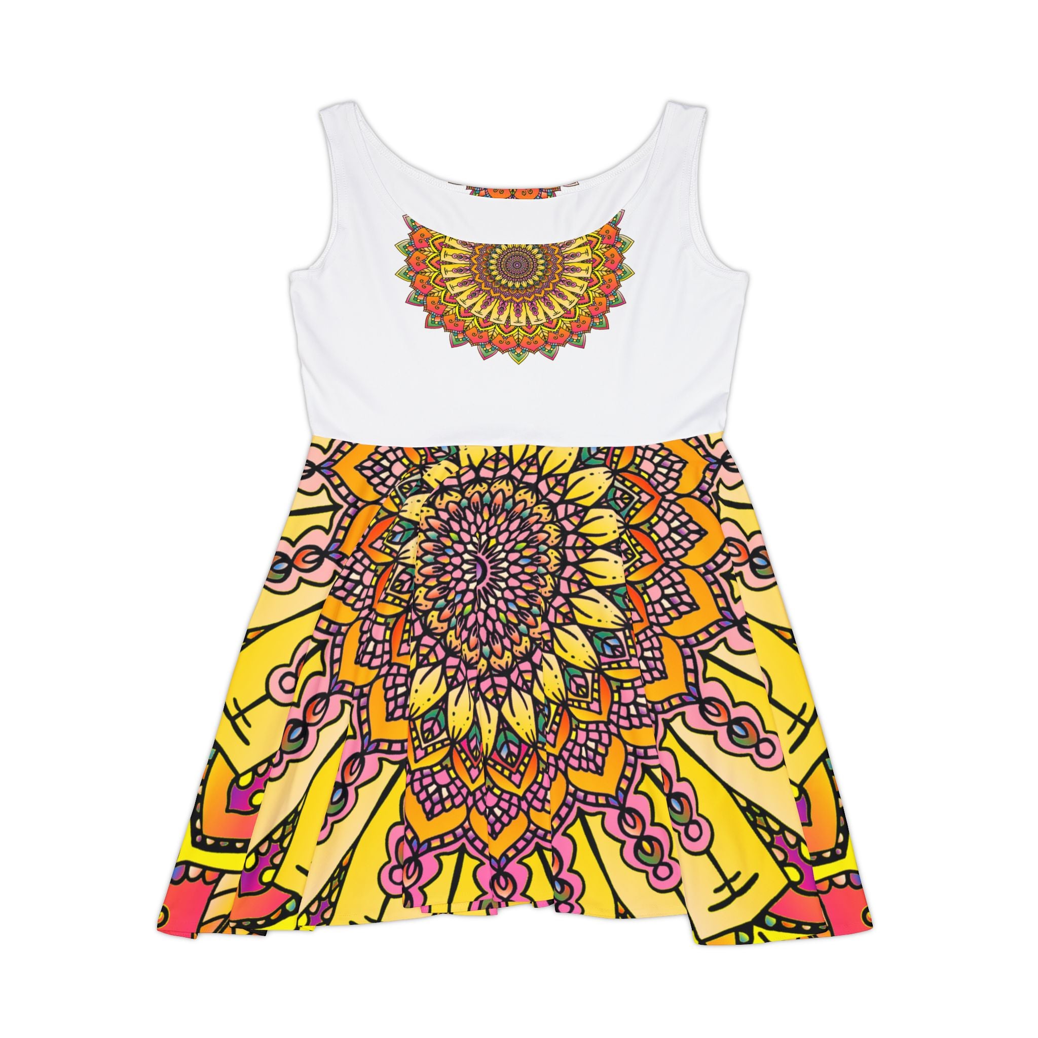 Solar Mandala Skater Dress