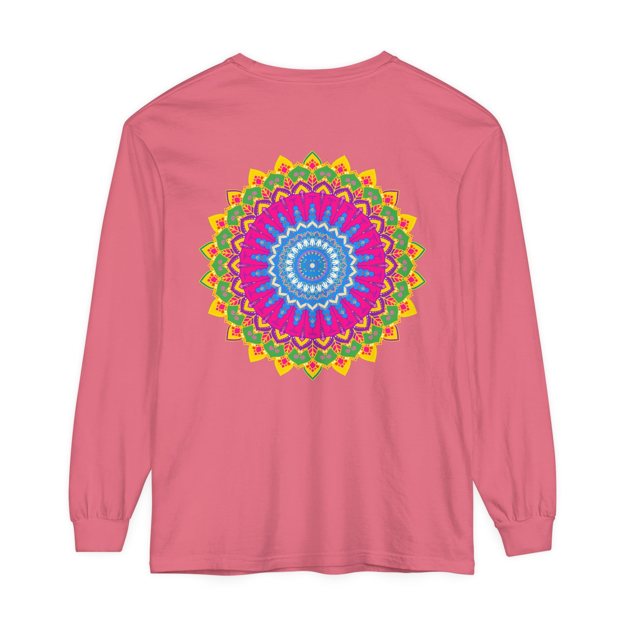 Long Sleeve Tee with Beautiful and Detailed Mandala Print