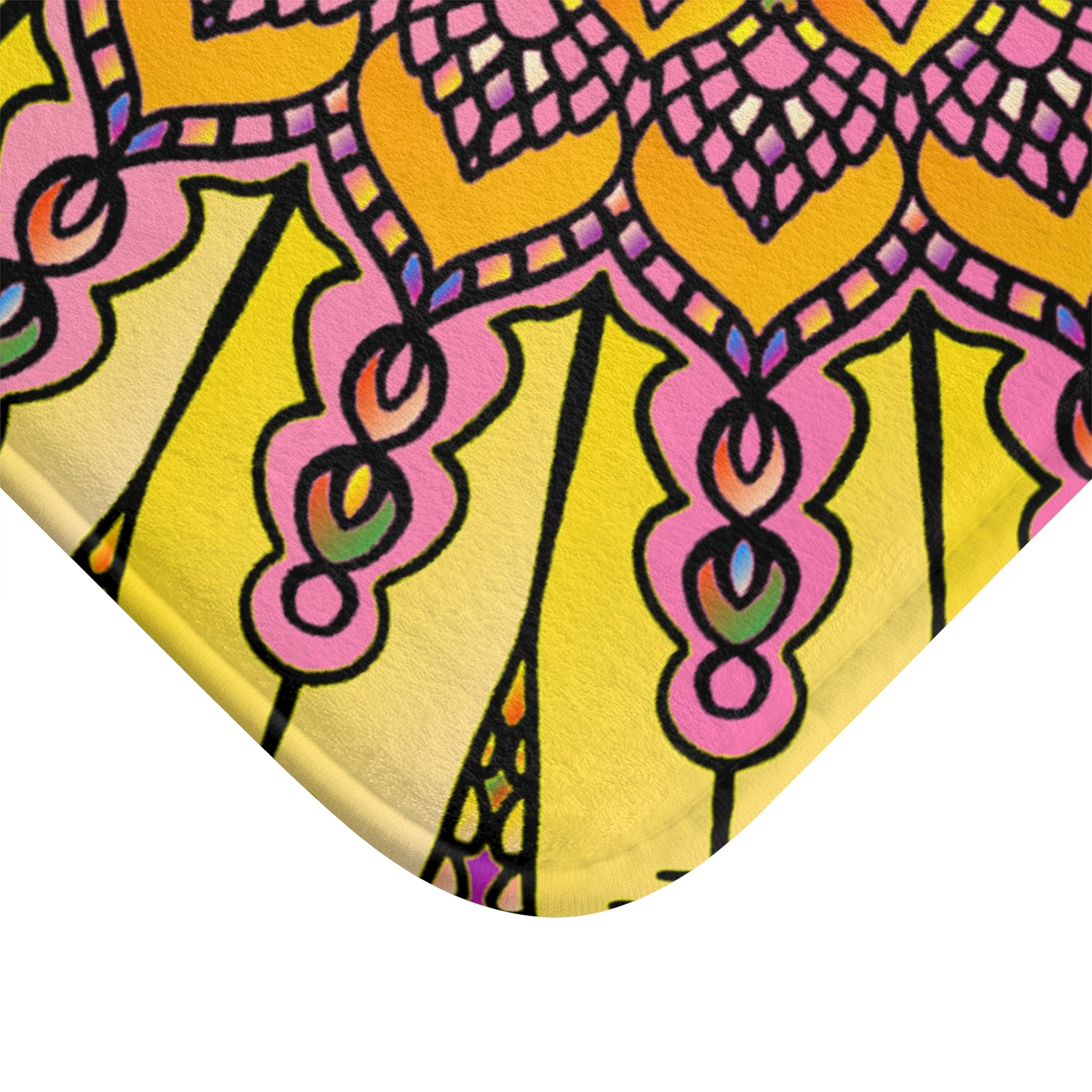 Solar Mandala Bath Mat