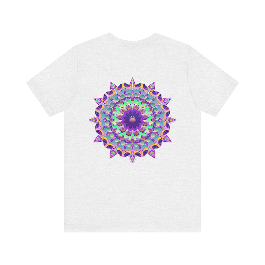 Detailed and vibrant Mandala Tee with spiritual design, perfect for embracing peace and positivity