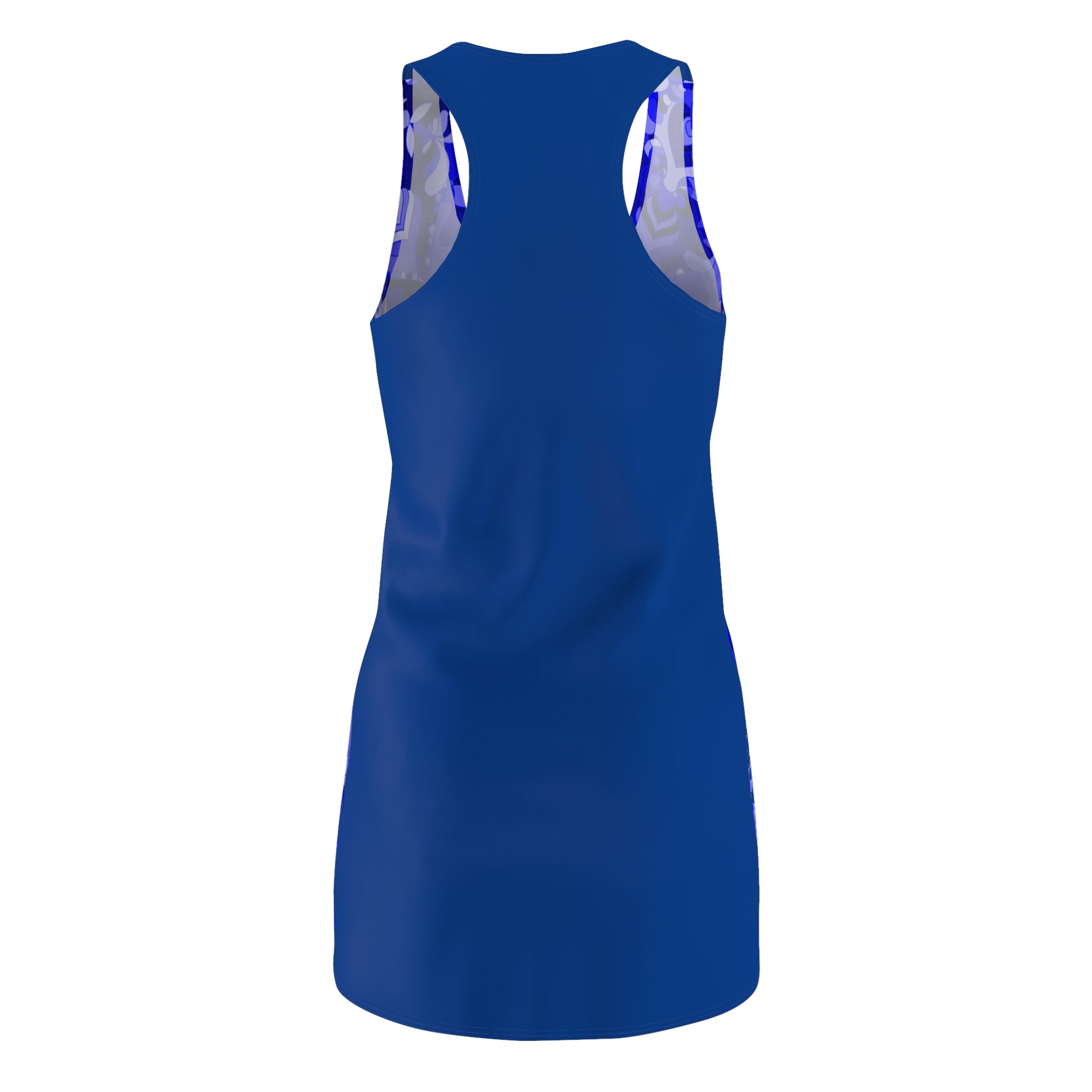 Blue Mandala Sleeveless Racerback Dress