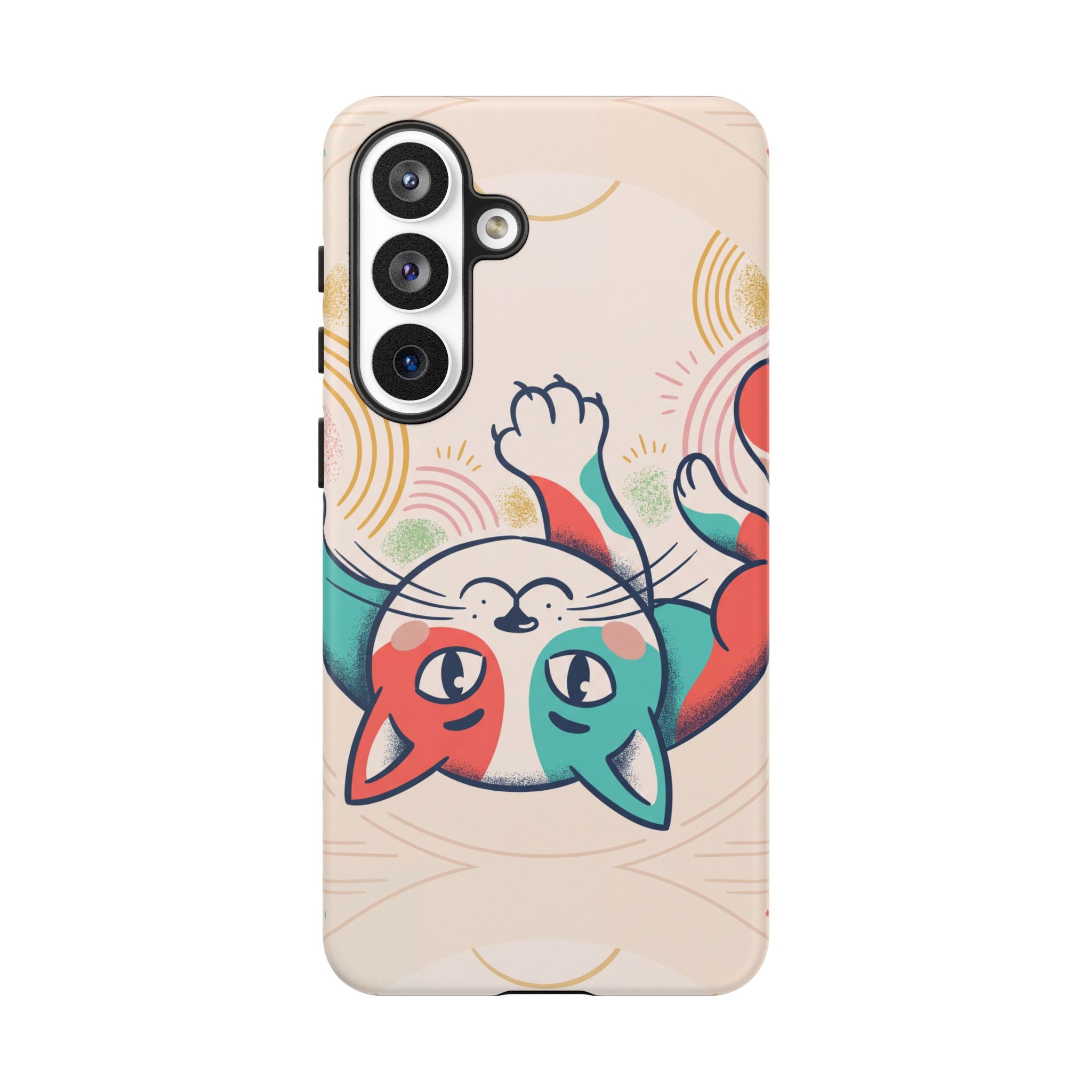 Phone Case — Cute Retro Calico Cat Protective Cover