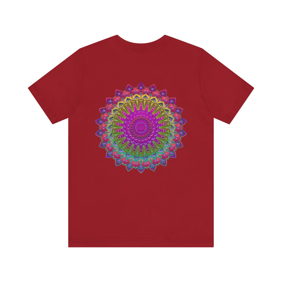 Beautiful tee with a spiritual mandala design for peace and tranquility