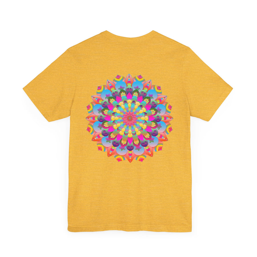 Vibrant Mandala Tee with Unique Spiritual Designs for Inner Peace