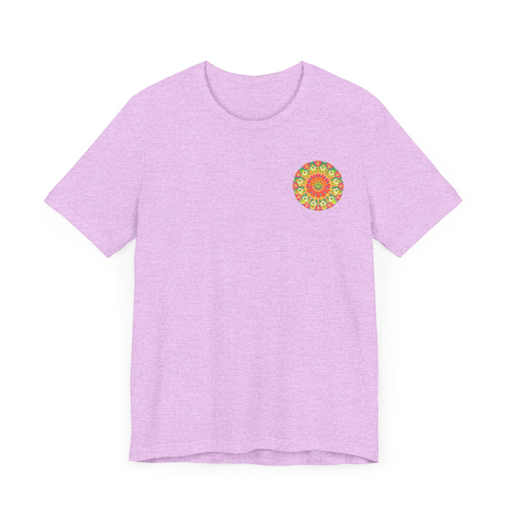 Spiritual Peace & Harmony illustrated through vibrant Mandala T-Shirt