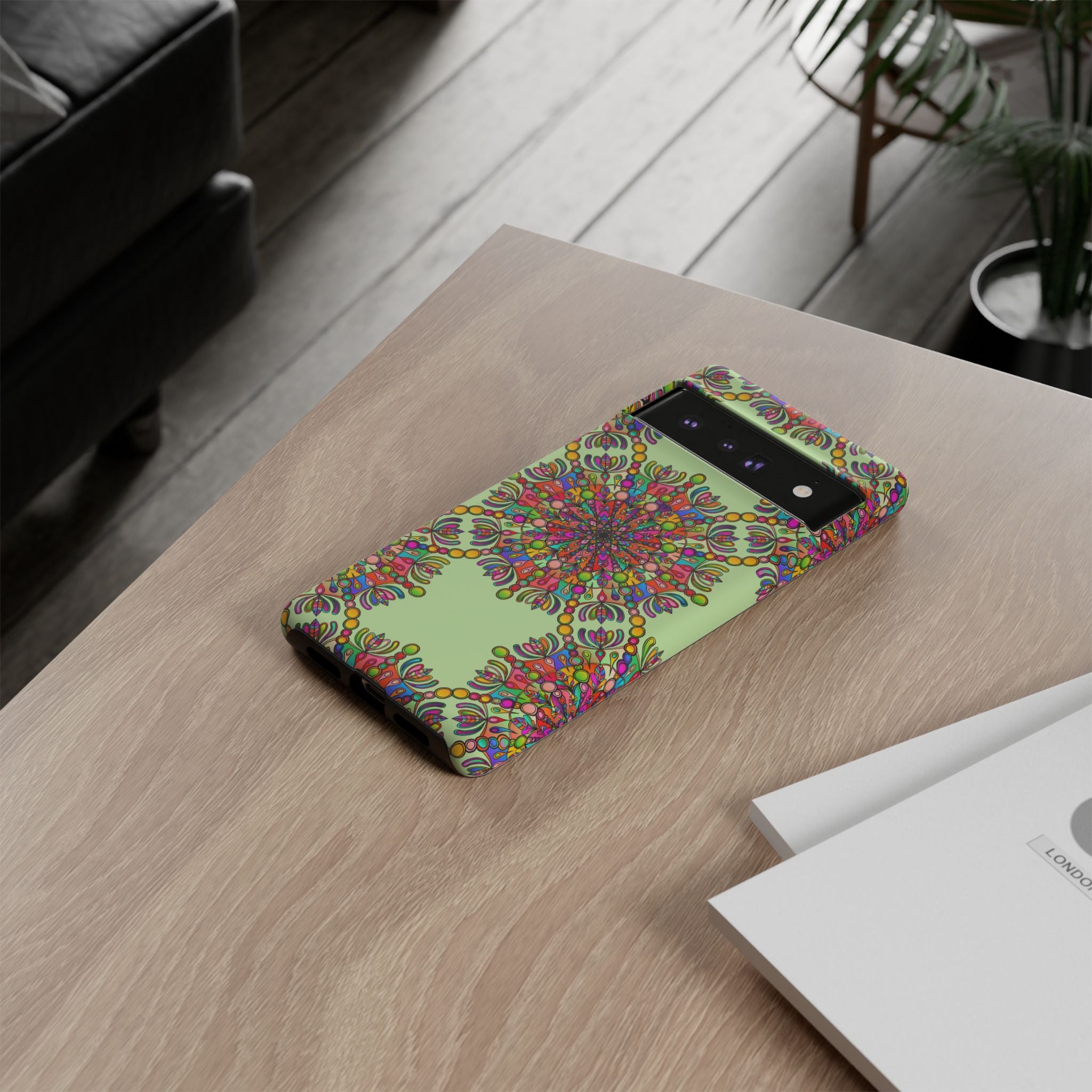 Intricate Mandala Phone Case in Lively Colors for Unique Style