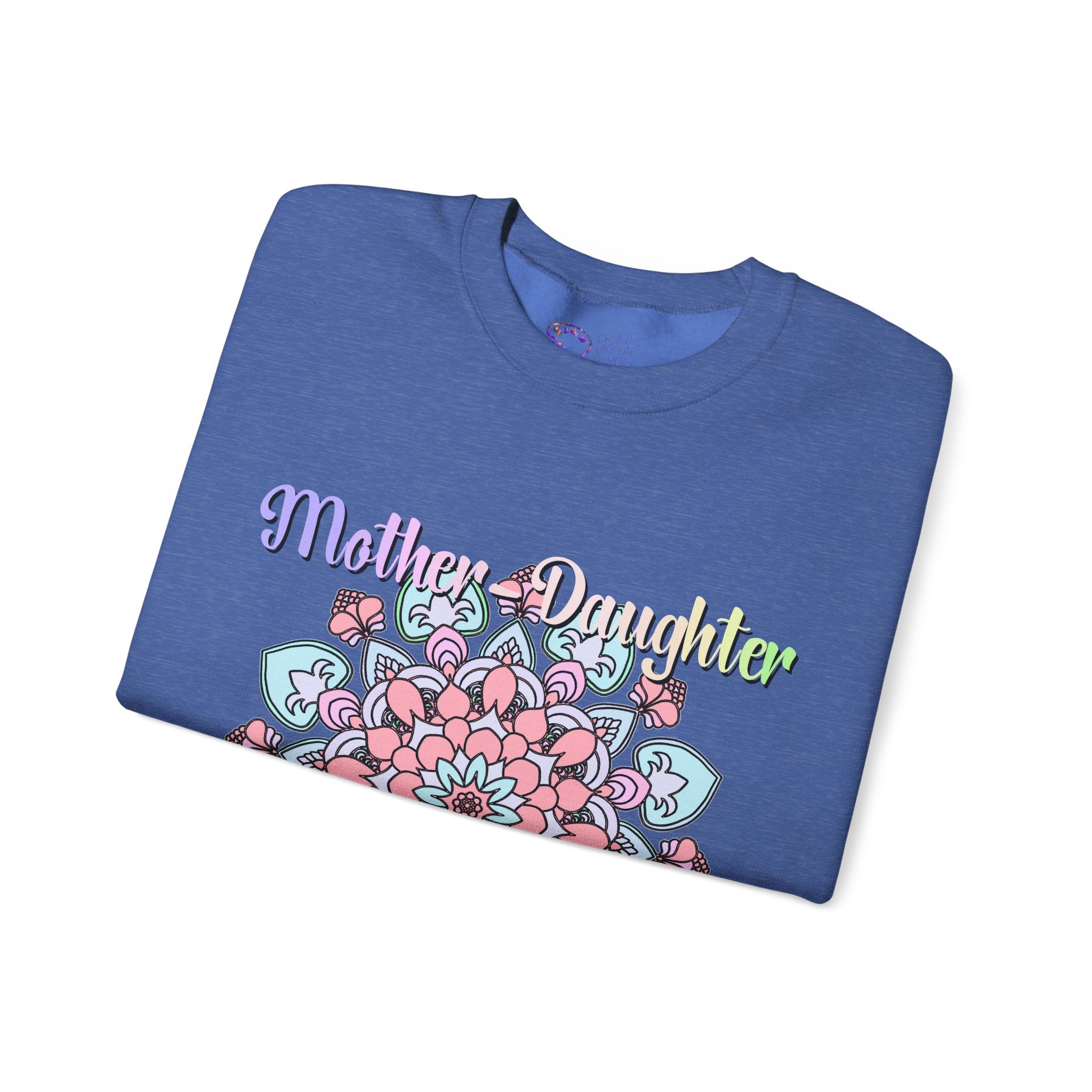 Sweatshirt mit Mandala-Muster zur Feier der Mutter-Tochter-Liebe